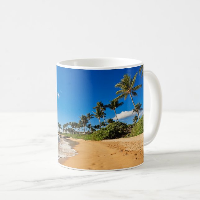 Tropiska stränder | Wailea, Maui, Hawaii Kaffemugg (Framsida höger)