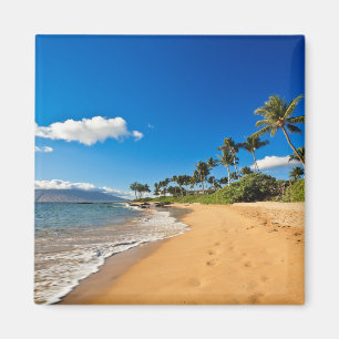 Tropiska stränder Wailea, Maui, Hawaii Magnet