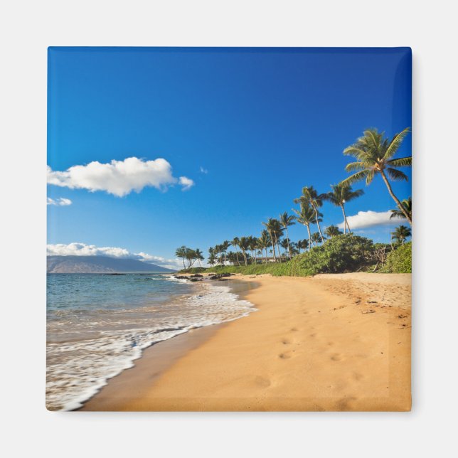Tropiska stränder | Wailea, Maui, Hawaii Magnet (Framsidan)