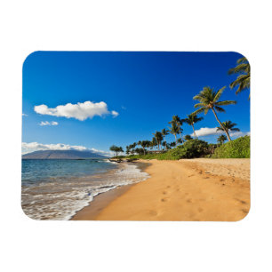 Tropiska stränder Wailea, Maui, Hawaii Magnet