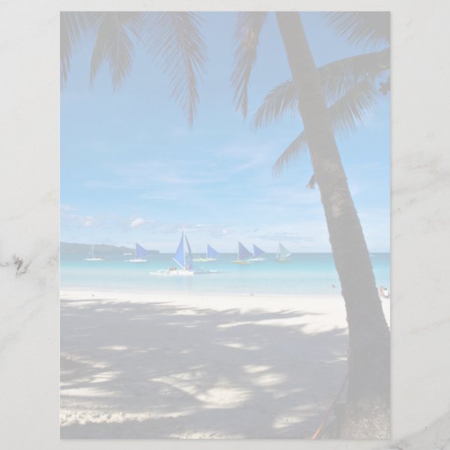 Tropiska stränder | White Beach Boracay Filippiner (Framsida)