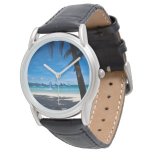 Tropiska stränder   White Beach Boracay Filippiner Armbandsur