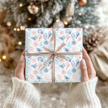 Tropiska strutssejerna Mönster Presentpapper<br><div class="desc">Lägg till lite kustnära stil i presenter med den här årstidsliga presenten från mönster i marinblått,  akvakablått och korall. Underbar för strand-,  tropiska och nautiska teman.</div>