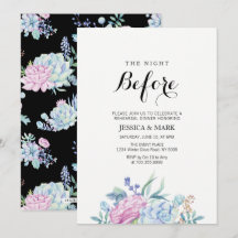 Tropiska Sukkulenter Övningsmiddagsinbjudan