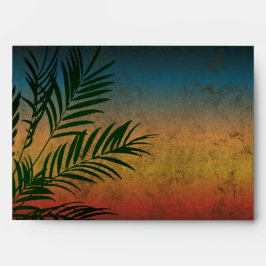 Tropiska sunset Handflatan Fronts