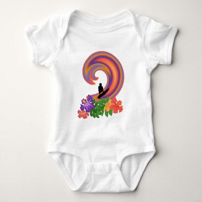 Tropiska surfare : tee (Framsida)