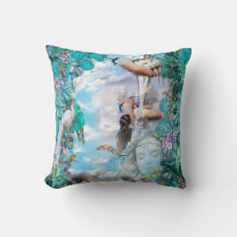Tropiska surrealismen Fantasy Kudde