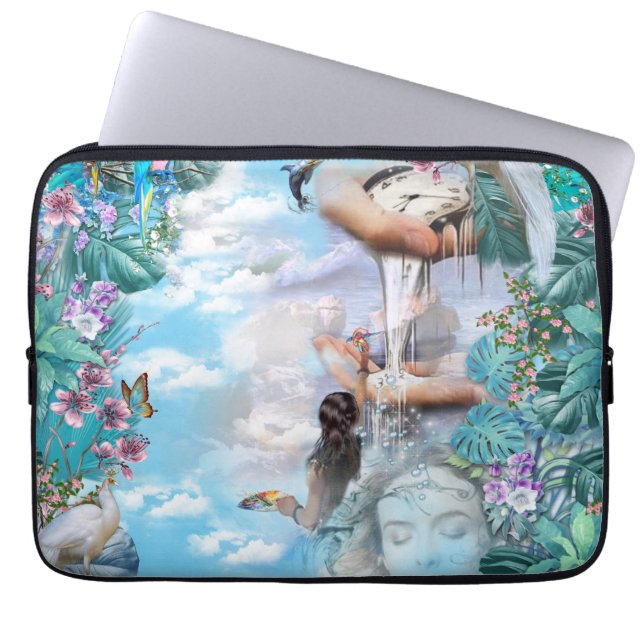 Tropiska surrealismen Fantasy Laptop Fodral (Framsidan)