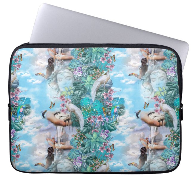 Tropiska surrealismen Fantasy Laptop Fodral (Framsidan)