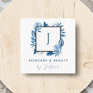 Tropiska torget Ram Skincare Aesthetics Beauty Fyrkantigt Visitkort