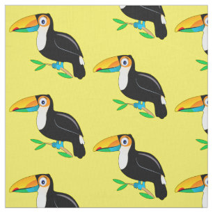 Tropiska Toucan Tyg