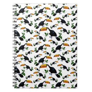 Tropiska Toucans - lekfull jungle Anteckningsbok