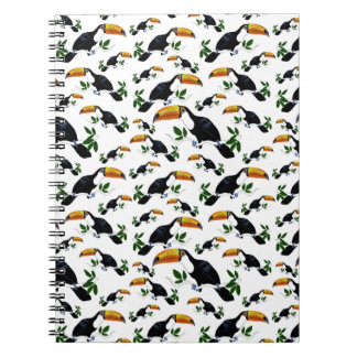 Tropiska Toucans - lekfull jungle Anteckningsbok