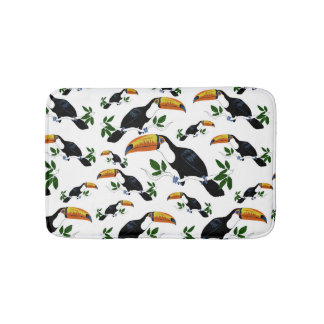Tropiska Toucans - lekfull jungle Badrumsmatta