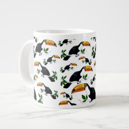 Tropiska Toucans - lekfull jungle Jumbo Mugg