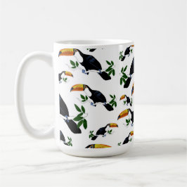 Tropiska Toucans - lekfull jungle Kaffemugg