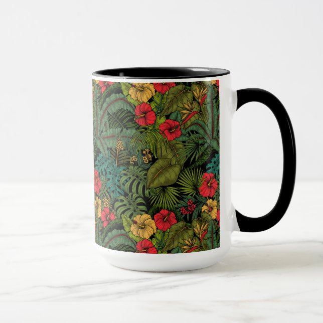 Tropiska trädgården mugg (Höger)