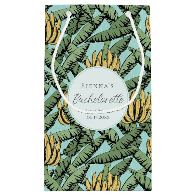 Tropiska turkos Banana Löv Bachelorette (Baksidan)
