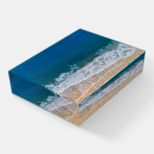 Tropiska turkos Blue Paradisal Sandy Beach