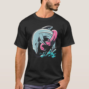 Tropiska vaccinationer mot delfiner och Flamingo-p T Shirt