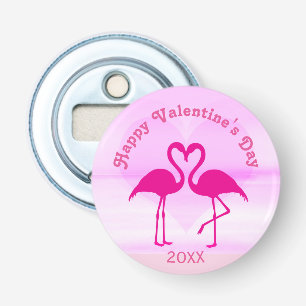 Tropiska Valentines day Flamingo Rosa Anpassningsb Flasköppnare