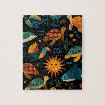 Tropiska Vänner Sommarpusselpresent