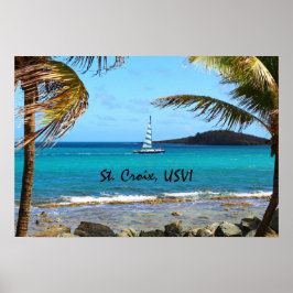 Tropiska Västindien Poster