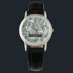 Tropiska vattenfärgen Modern Oasis Löv Mönster Armbandsur<br><div class="desc">Vi presenterar vår Tropical Watercolor Modern Oasis Lövs Mönster-samling, som nu finns tillgänglig på Zazzle! Njut av den vackra naturen med dessa fantastiska produkter med en contemporary vrid på tropiska blad.Välj från ett stort urval produkter till kostym om du vill ha och stil. Oavsett om du är tittar för artiklar,...</div>