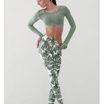 Tropiska vattenfärgen Modern Oasis Löv Mönster Leggings<br><div class="desc">Vi presenterar vår Tropical Watercolor Modern Oasis Lövs Mönster-samling, som nu finns tillgänglig på Zazzle! Njut av den vackra naturen med dessa fantastiska produkter med en contemporary vrid på tropiska blad.Välj från ett stort urval produkter till kostym om du vill ha och stil. Oavsett om du är tittar för artiklar,...</div>