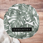 Tropiska vattenfärgen Modern Oasis Löv Mönster Rund Kudde<br><div class="desc">Vi presenterar vår Tropical Watercolor Modern Oasis Lövs Mönster-samling, som nu finns tillgänglig på Zazzle! Njut av den vackra naturen med dessa fantastiska produkter med en contemporary vrid på tropiska blad.Välj från ett stort urval produkter till kostym om du vill ha och stil. Oavsett om du är tittar för artiklar,...</div>