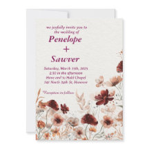 Tropiska vattenfärgsblommor och Greenery Bröllop I