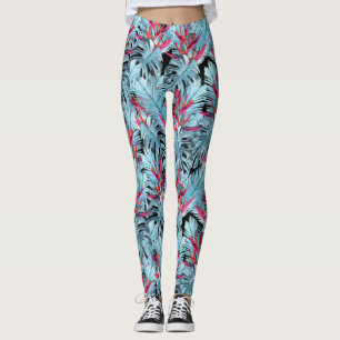 Tropiska växter 1 . leggings