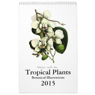 Tropiska växter 2015 kalender