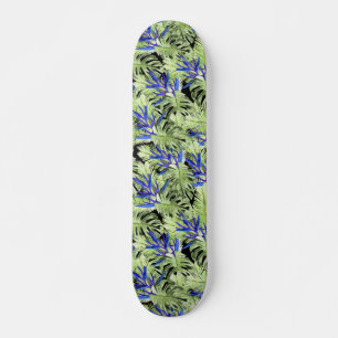Tropiska växter 2 mini skateboard bräda 18,5 cm