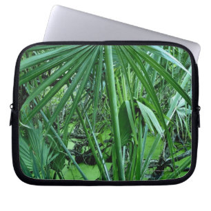 Tropiska växter i det salt damm laptop sleeve