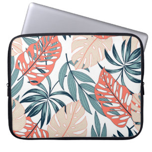 Tropiska växter Lämnar Mode-utskrift Laptop Fodral