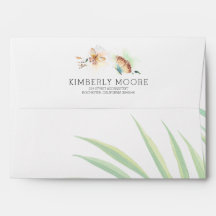 Tropiska växter och exotiska fjärilar