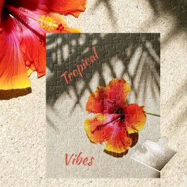Tropiska Vibes Hibiscus Pussel