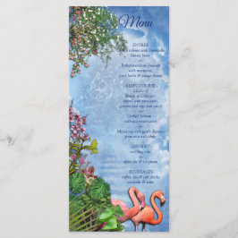 Tropiska Vintagen Blue Marble Palace Meny