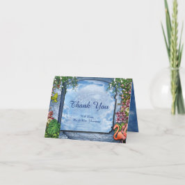 Tropiska Vintagen Blue Marble Palace Tack Kort