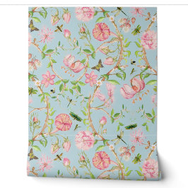 Tropiska Vintagen Butterflies Garden Chinoiserie
