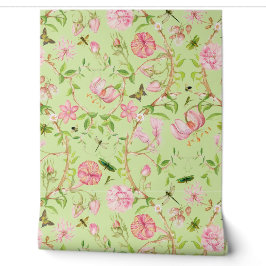 Tropiska Vintagen Butterflies Garden Chinoiserie
