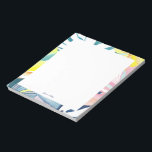 Tropiskt Abstrakt Art Personlig Stationery Anteckningsblock<br><div class="desc">Den här anteckningsblocket av personlig har en vacker,  handmålad,  botanisk . Anpassa texten med ditt namn och använda för alla tillfälle eller företag. Fler matchande produkter finns tillgängliga i min butik ByEunMee.</div>