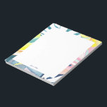 Tropiskt Abstrakt Art Personlig Stationery Anteckningsblock<br><div class="desc">Den här anteckningsblocket av personlig har en vacker,  handmålad,  botanisk . Anpassa texten med ditt namn och använda för alla tillfälle eller företag. Fler matchande produkter finns tillgängliga i min butik ByEunMee.</div>
