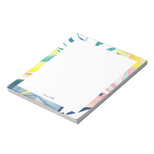 Tropiskt Abstrakt Art Personlig Stationery Anteckningsblock