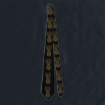 Tropiskt ananas av guld och svart Elegant Slips<br><div class="desc">Den här designen har skapats med digitalteknik. Det kan vara personlig genom att klicka på anpassningsknappen och ändra färg, lägga till namn, initialer eller ord. Kontakta mig på colorflowcreations@gmail.com om du vill ha denna design på en annan produkt. Köp min ursprungliga abstrakt-akrylmålning för försäljning på www.etsy.com/shop/colorflowart. Visa fler av mina...</div>