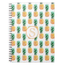 Tropiskt ananas fotopapper för Spiral-foto Anteckningsbok