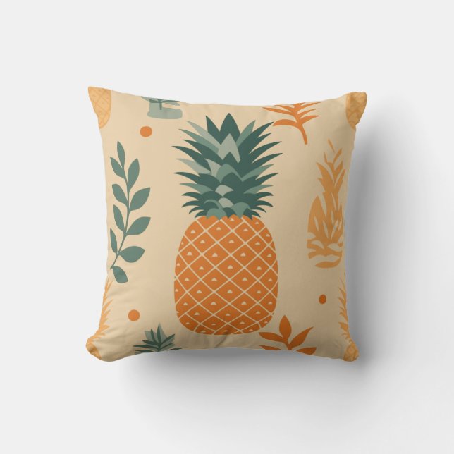 Tropiskt ananas kudde (Framsida)