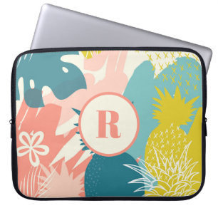 Tropiskt ananas laptop fodral