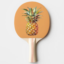 Tropiskt ananas lycklig pingisracket